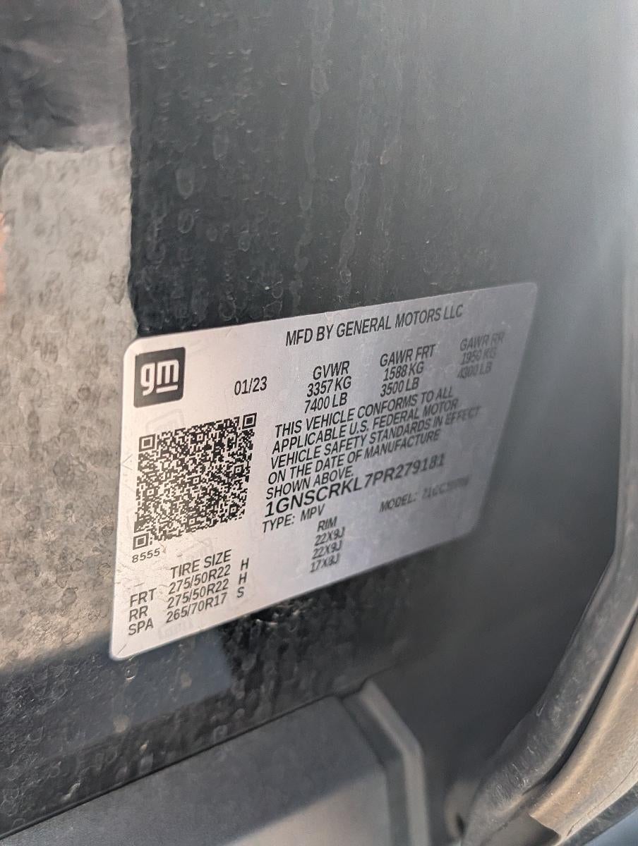 2023 Chevrolet Tahoe 2WD RST