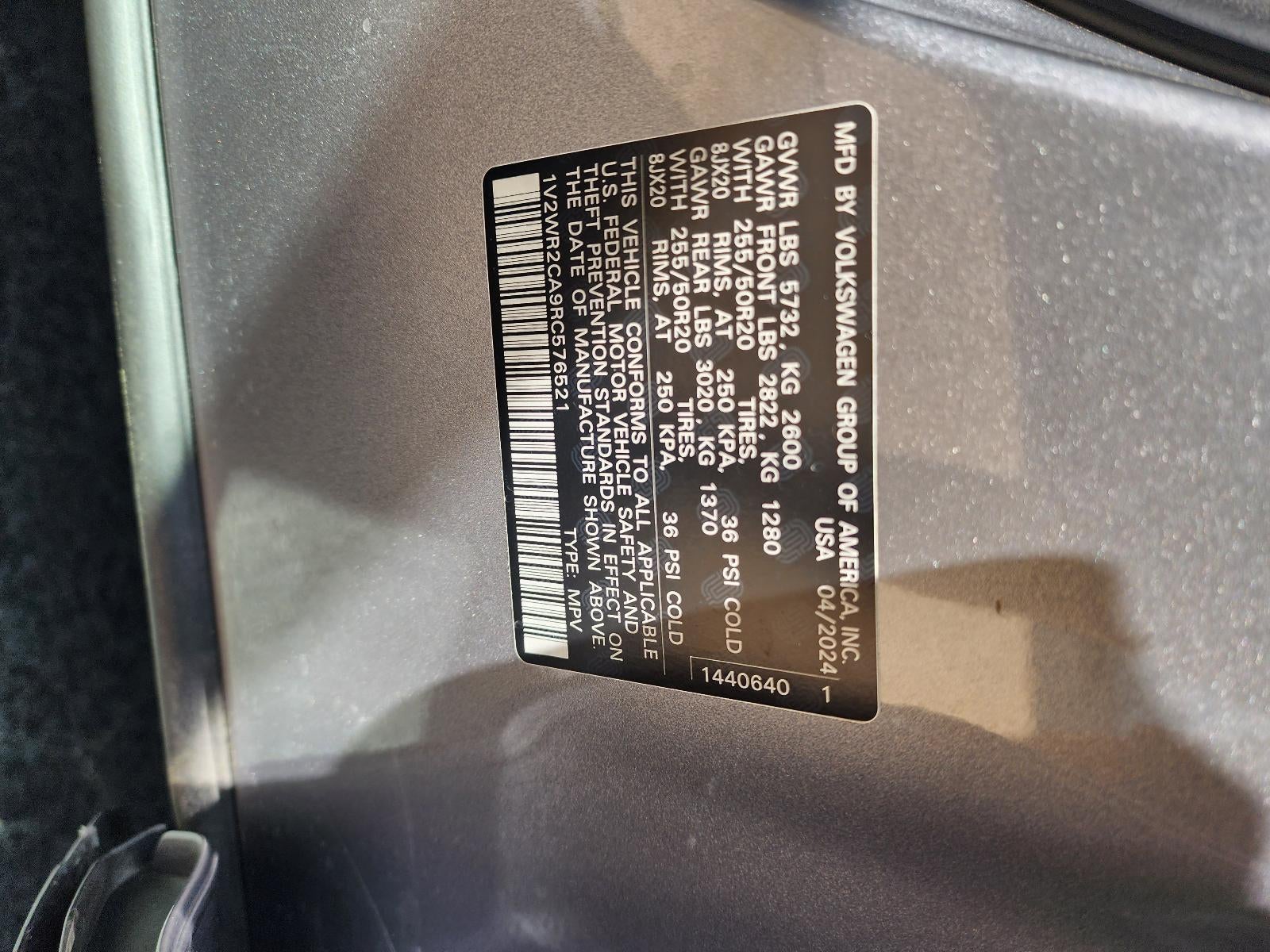 2024 Volkswagen Atlas 2.0T SE w/Technology FWD