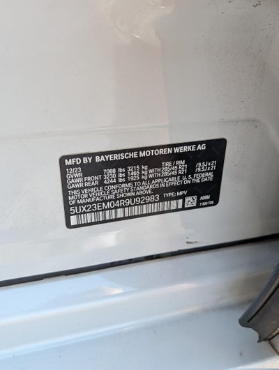 2024 BMW X7 xDrive40i Sports Activity Vehicle