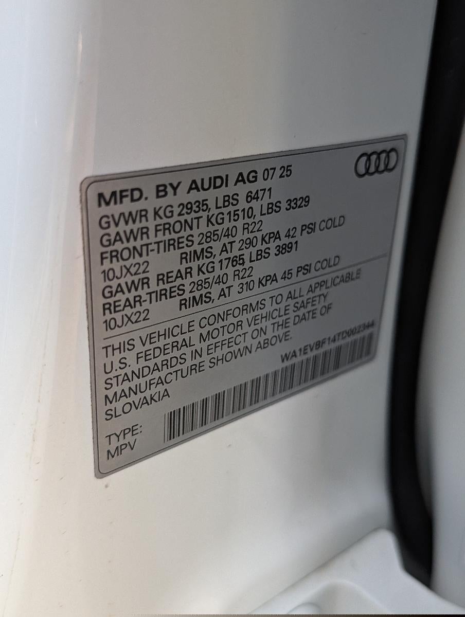 2026 Audi Q8 Premium Plus quattro *Ltd Avail*