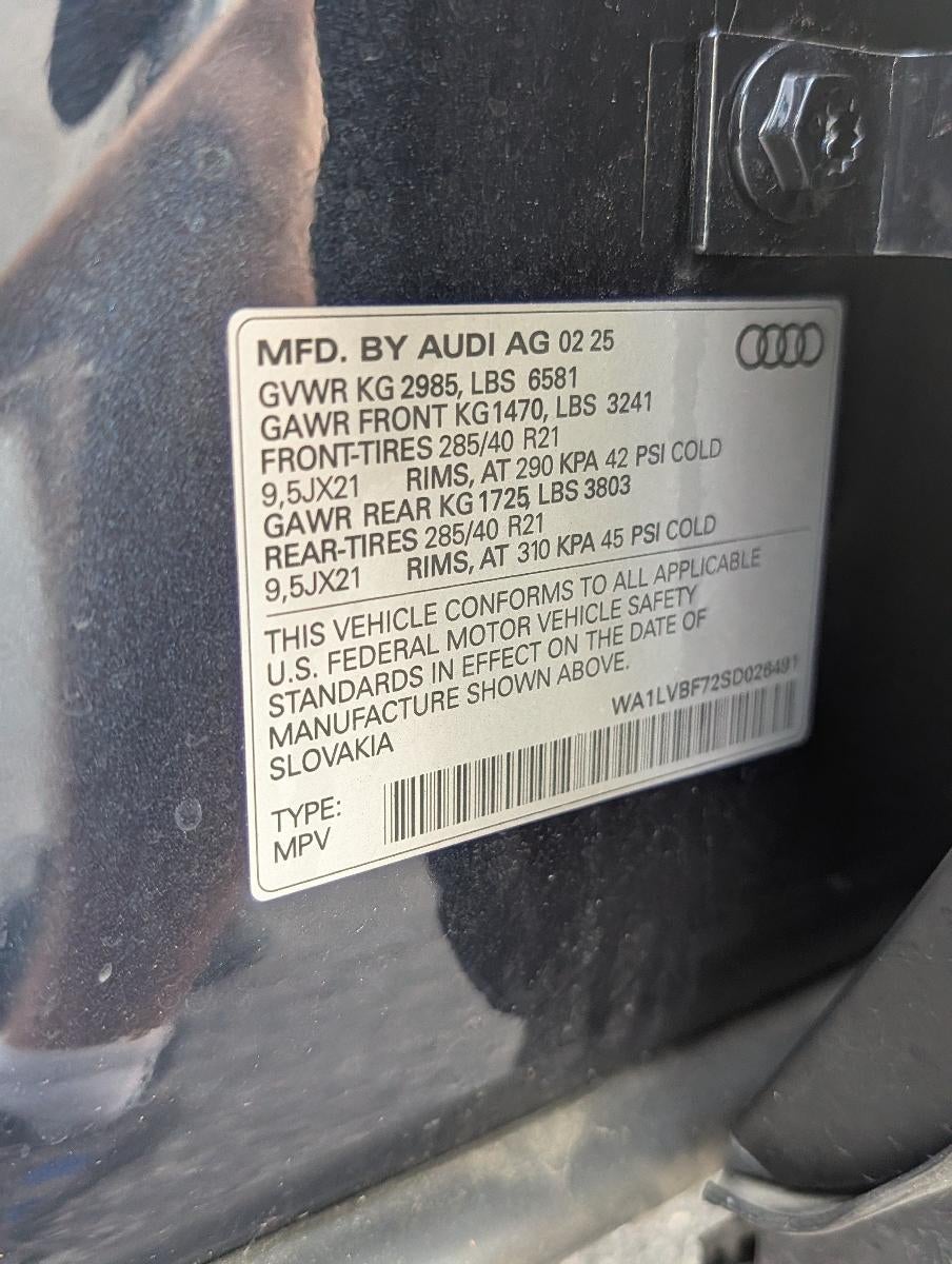 2025 Audi Q7 Premium Plus 55 TFSI quattro