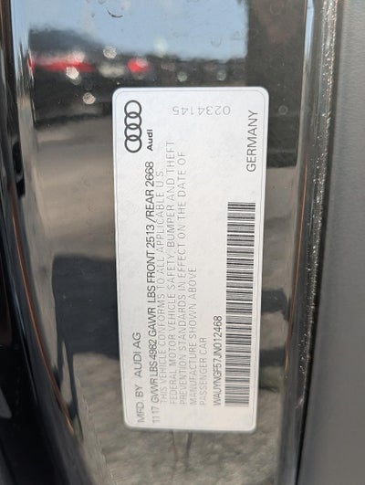 2018 Audi A5 Cabriolet 2.0 TFSI Premium Plus