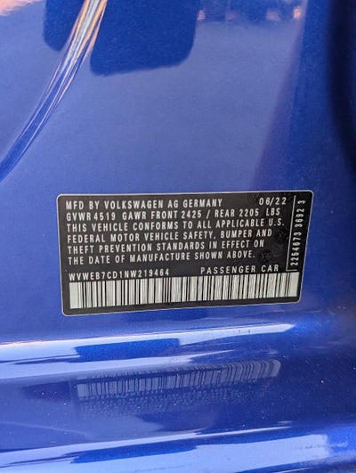 2022 Volkswagen Golf R 2.0T DSG