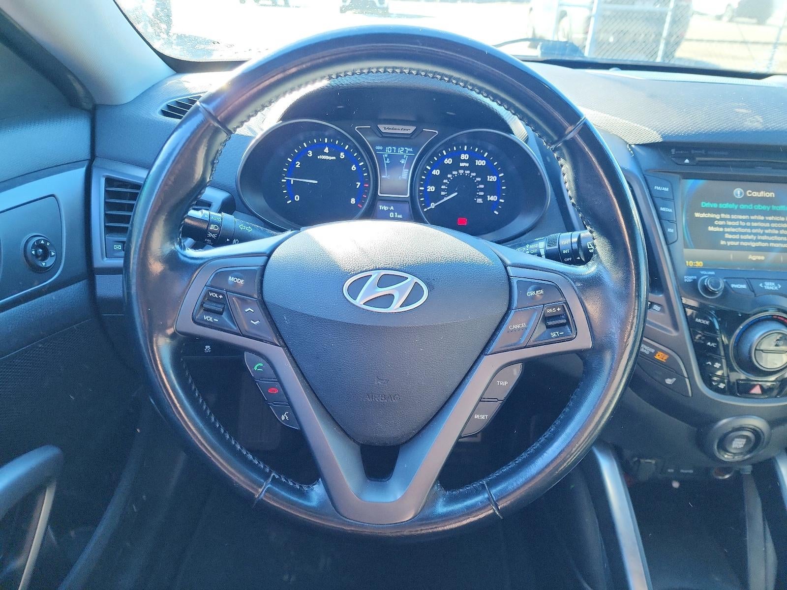 2014 Hyundai VELOSTER 3dr Cpe Man Turbo w/Black Int